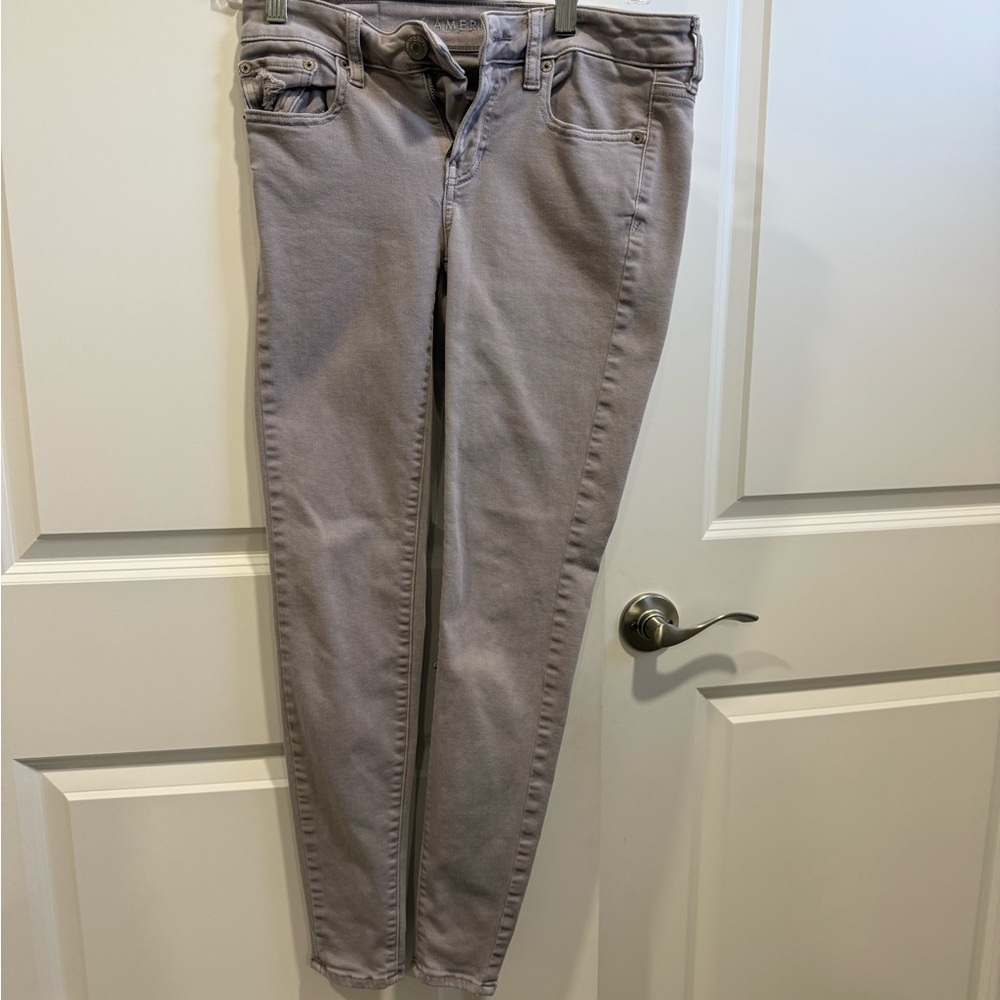 American Eagle Outfitters Women's Taupe Skinny Jeans